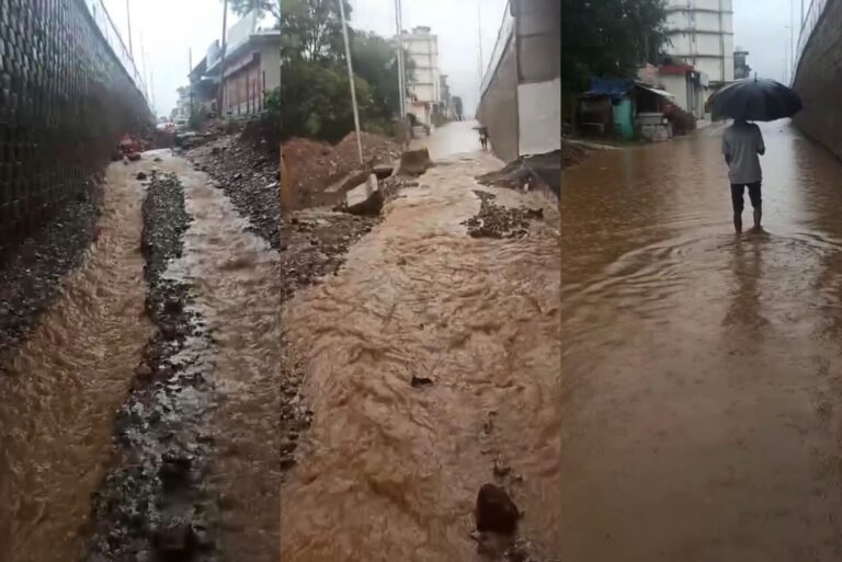 Kangra: शाहपुर के 39 मील में हालात बदतर! अधूरी सर्विस लेन बनी नाला, लोगों का चलना भी हुआ मुश्किल