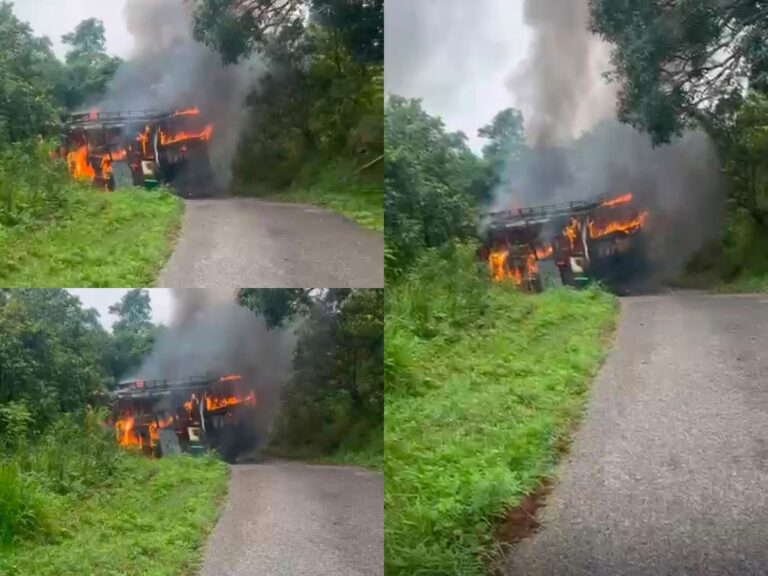 हिमाचल के पालमपुर में चलती HRTC बस में भीषण आग! यात्रियों में मची अफरातफरी, देखते ही देखते बस जलकर राख, VIDEO सामने