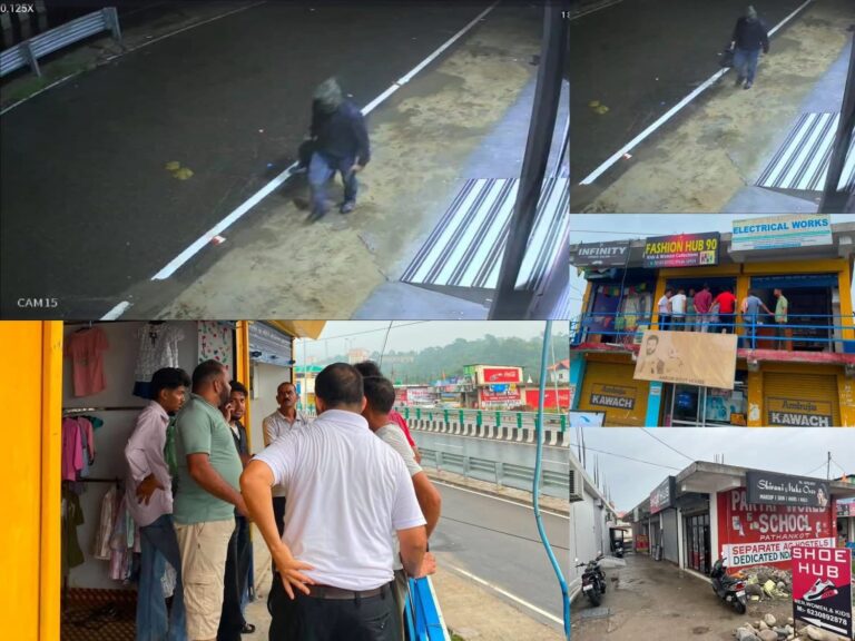 Kangra: शाहपुर के छतड़ी बाजार में चोरों का कहर! एक ही रात में 5 दुकानों के ताले तोड़े, CCTV में कैद हुई पूरी वारदात