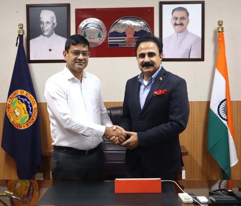 HP Board को मिला नया सचिव! पद संभालते ही एक्शन मोड में दिखे अंकुश शर्मा, विद्यार्थियों के लिए किया बड़ा वादा