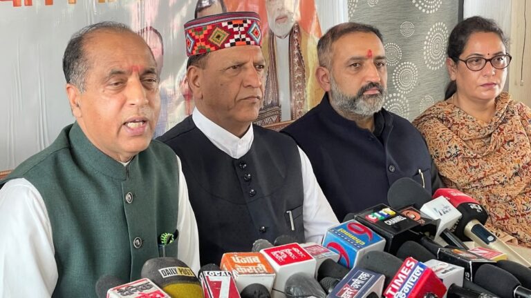 ‘जनता ने कांग्रेस सरकार को नकार दिया’, जयराम ठाकुर का बड़ा दावा; भाजपा ने पूरे हिमाचल में जन आंदोलन का किया ऐलान