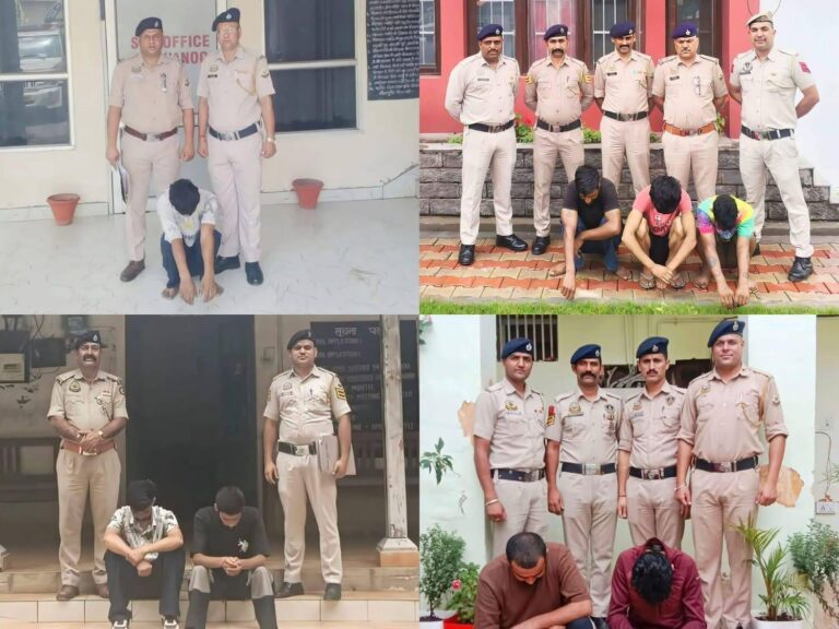 Solan: सोलन पुलिस का बड़ा एक्शन: 3 अलग-अलग ऑपरेशन में 21.04 ग्राम चिट्टा बरामद, 7 आरोपी गिरफ्तार; 24 घंटे में चोरी का केस भी सुलझाया