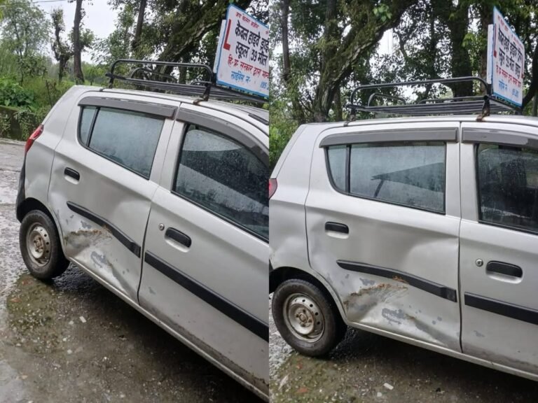 Kangra: गगल एयरपोर्ट के पास बड़ा हादसा टला! ट्रायल के दौरान ड्राइविंग स्कूल की गाड़ी पर गिरा विशाल पत्थर, अधूरी सुरक्षा दीवार पर उठे सवाल