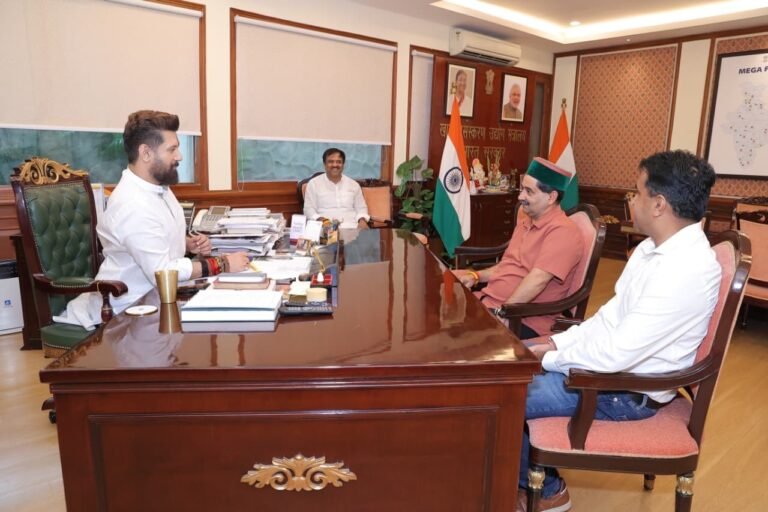 शाहपुर में खुलेगा FCI का आधुनिक स्टील साइलो? विधायक केवल सिंह पठानिया ने केंद्रीय मंत्री चिराग पासवान के सामने उठाई बड़ी मांग