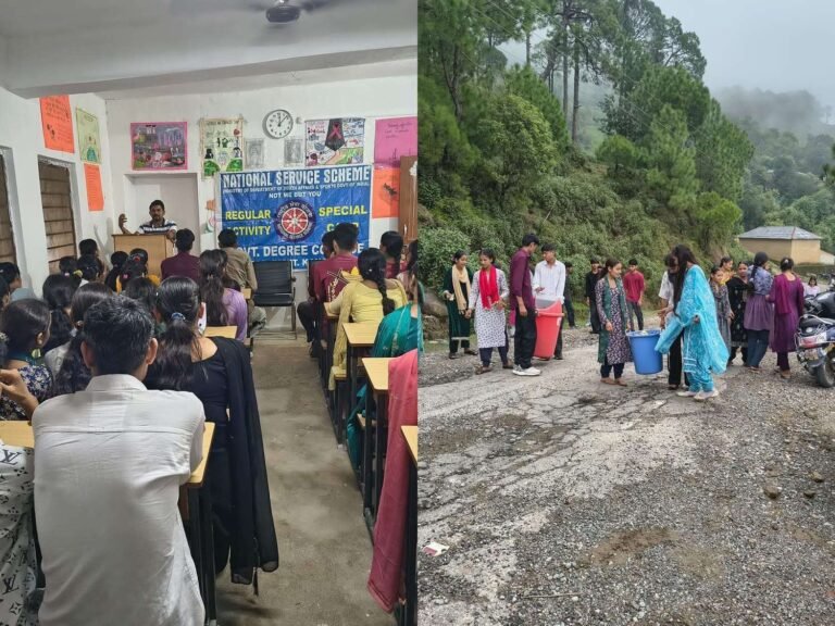 रिड़कमार कॉलेज के NSS स्वयंसेवकों ने दिखाई नई मिसाल, ओरिएंटेशन के बाद चलाया स्वच्छता अभियान