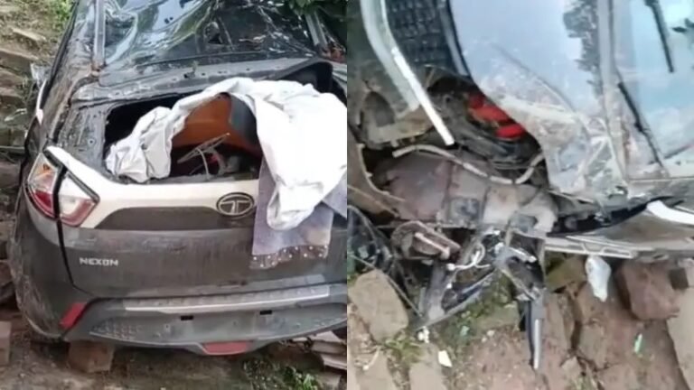 नाहन-शिमला मार्ग पर देर रात बड़ा हादसा, छह लोगों से भरी कार ढांग में गिरी; दो गंभीर घायल