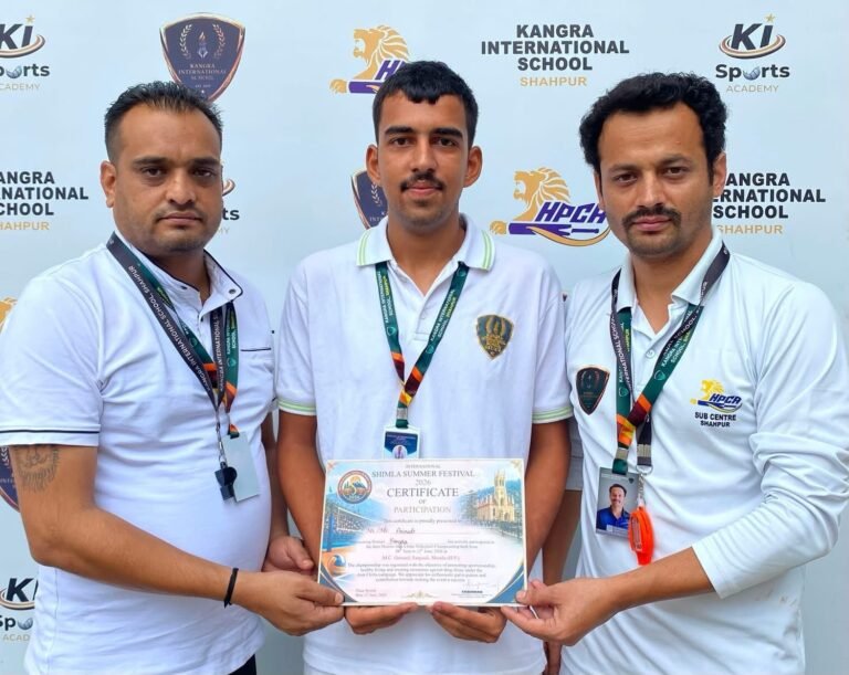 Kangra: पहली बार इंटरनेशनल शिमला समर फेस्टिवल में शामिल हुआ वॉलीबॉल, कांगड़ा इंटरनेशनल स्कूल शाहपुर के अनिरुद्ध ने कांगड़ा का किया प्रतिनिधित्व