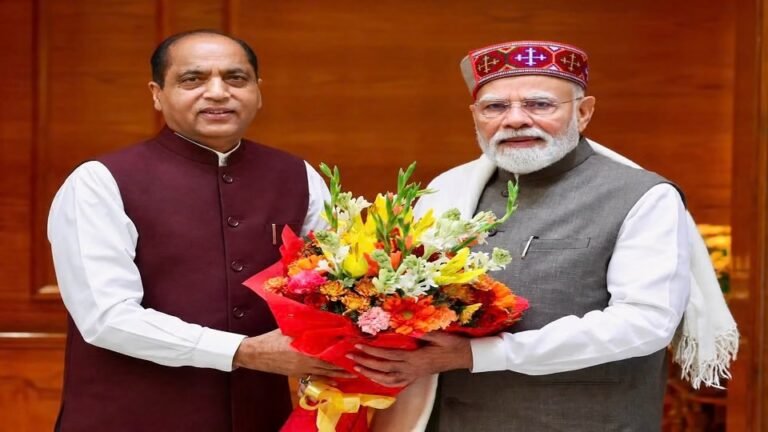 जयराम ठाकुर की PM मोदी से मुलाकात, हिमाचल के इन अहम मुद्दों पर हुई चर्चा; नड्डा से भी की भेंट
