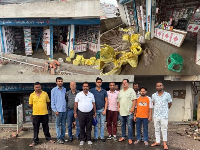 Kangra: शाहपुर में भारी बारिश का कहर: फोरलेन की जल निकासी व्यवस्था पर उठे सवाल, दुकानों में घुसा पानी और लाखों के नुकसान की आशंका