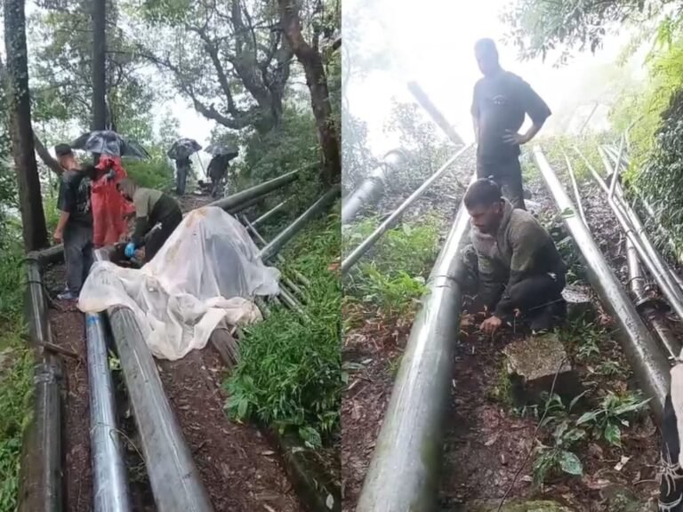 Kangra: धर्मशाला में पानी की सप्लाई क्यों हुई प्रभावित? नड्डी में भूस्खलन से टूटी मुख्य पाइपलाइन, विभाग ने शुरू किया बहाली का काम
