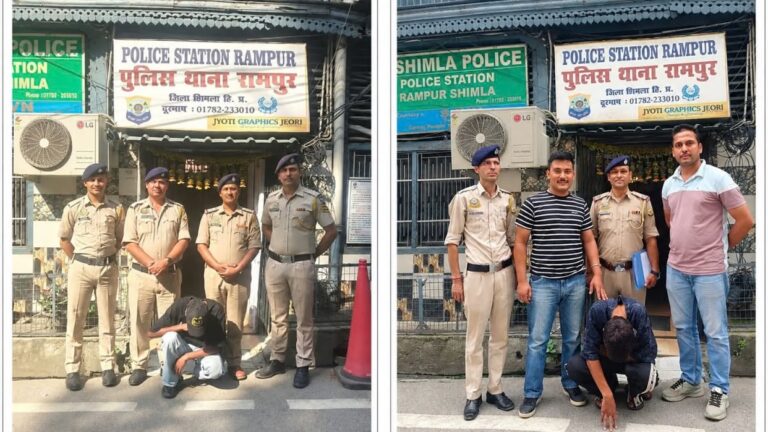 रामपुर में 20.630 ग्राम चिट्टा बरामदगी मामले में दूसरी गिरफ्तारी, ऊना का युवक पकड़ा; फोन पर सप्लाई में मदद का आरोप