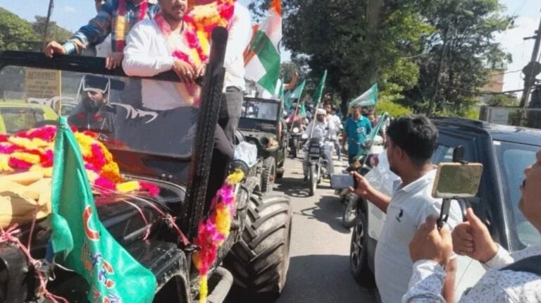 कांगड़ा में OBC संघर्ष समिति की बाइक रैली ने बढ़ाया जोश, मटौर पहुंचते ही विधायक पवन काजल ने किया स्वागत; जानें क्यों निकली रैली