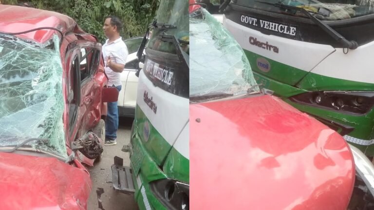 शिमला के घंडल में दर्दनाक हादसा, HRTC बस और कार की जोरदार टक्कर; एक ही परिवार के 3 लोगों की मौत, चालक गंभीर
