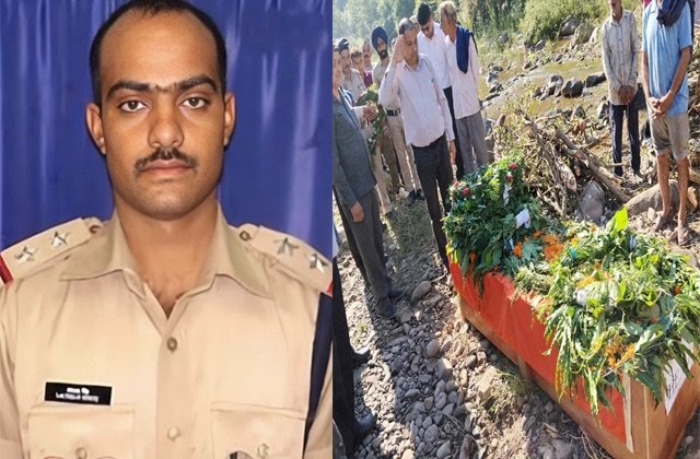कठुआ गोलीबारी में शहीद नालागढ़ के SI लक्ष्मण सिंह को नम आंखों से अंतिम विदाई, बेटे ने दी मुखाग्नि
