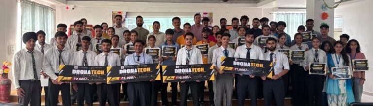 Kangra: द्रोणाचार्य कॉलेज रैत में Drona Tech Hackathon-2026 का धमाल, 16 टीमों ने दिखाया तकनीकी हुनर; नगरोटा बगवां की टीम ने जीता पहला स्थान, पूरी जानकारी पढ़ें